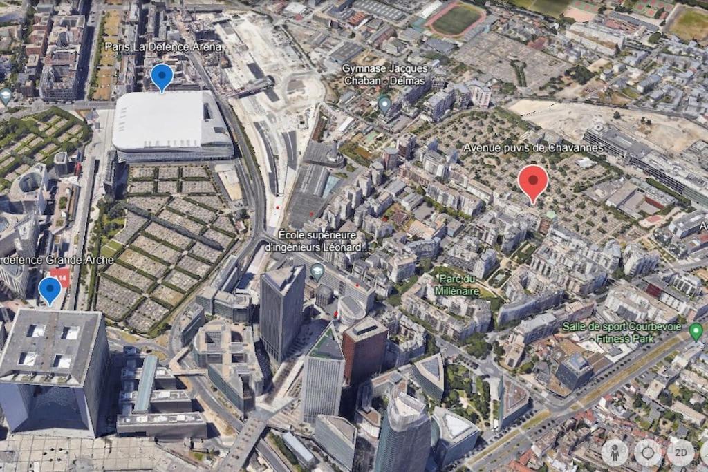 Cozy Haven Near Paris La Defense Grande Arche Apartman Courbevoie Kültér fotó